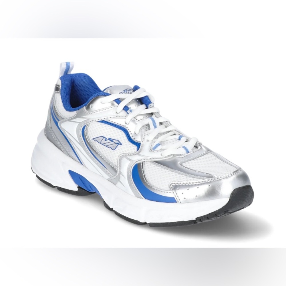 AVIA 5000 PERFORMANCE SNEAKERS White & Blue Woman’s Athletic Runners Sz 8.5M